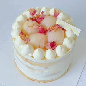Lychee Rose Nude Cake 玫瑰荔枝裸蛋糕