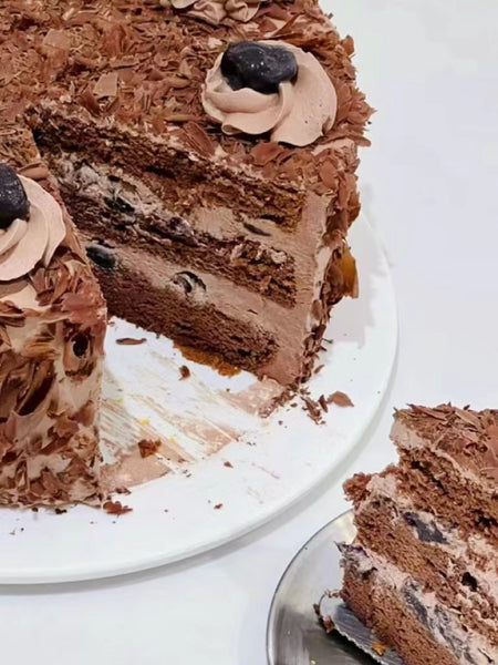 Black Forest Chocolate Chiffon Cake
