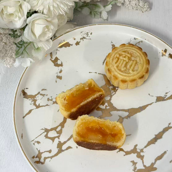奶黄流心月饼 Egg Custard Lava Mooncakes