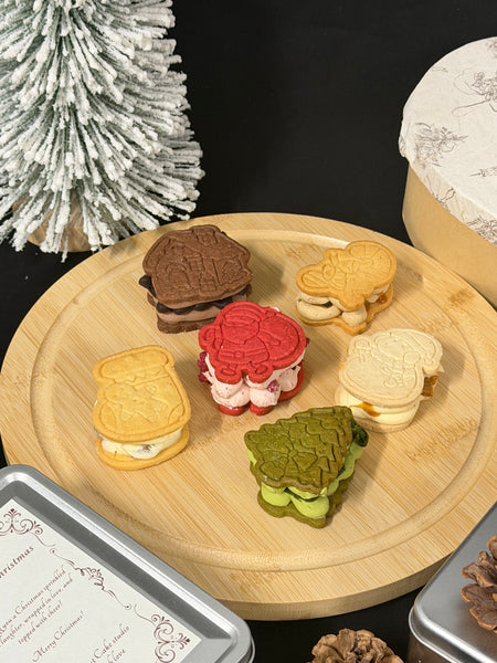 Xmas Frozen Butter Cookies (6 pcs/ Tin Box)