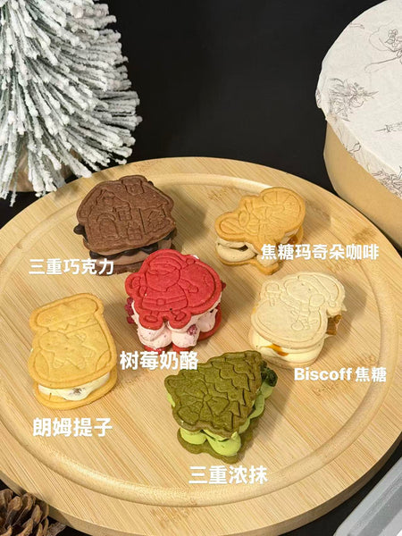 Xmas Frozen Butter Cookies (6 pcs/ Tin Box)