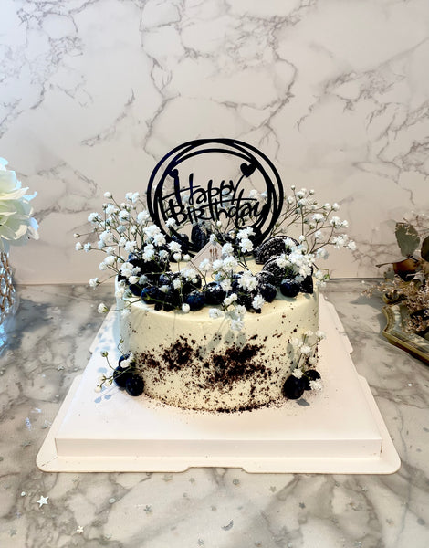 Fresh Flower(Gypsophila) Cake 鲜花(满天星)蛋糕