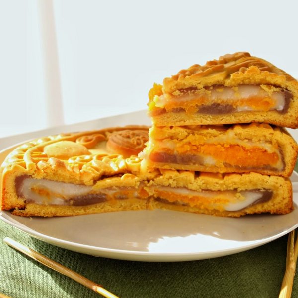 芋泥肉松大月饼 Taro Mochi GIANT Mooncakes