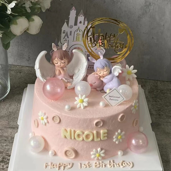 Baby Girl 女宝宝(cake topper may vary)