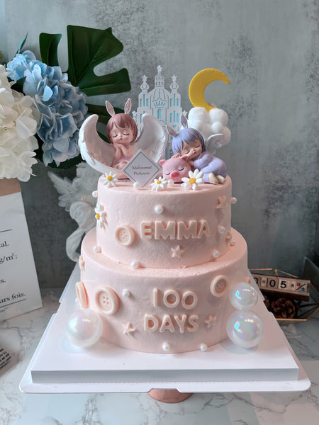 Baby Girl 女宝宝(cake topper may vary)