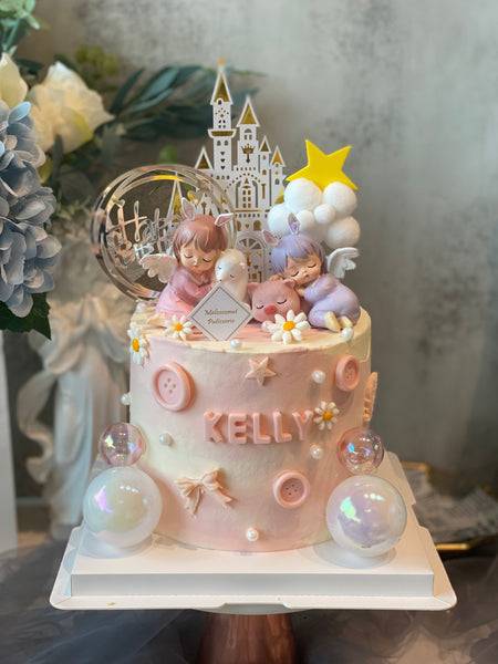 Baby Girl 女宝宝(cake topper may vary)