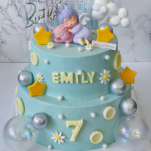 Baby Girl 女宝宝(cake topper may vary)