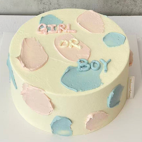 Gender Reveal Cake 性别揭示蛋糕