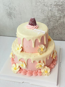 Strawberry Drip Cake 草莓蛋糕