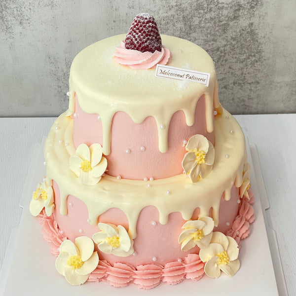 Strawberry Drip Cake 草莓蛋糕