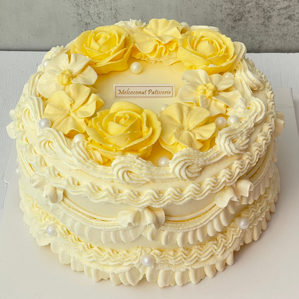 Retro Style Cream Flowers 复古奶油裱花
