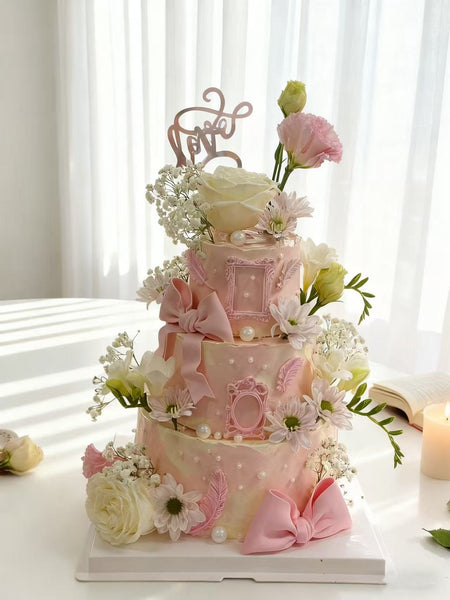 FLowers Wedding Cake