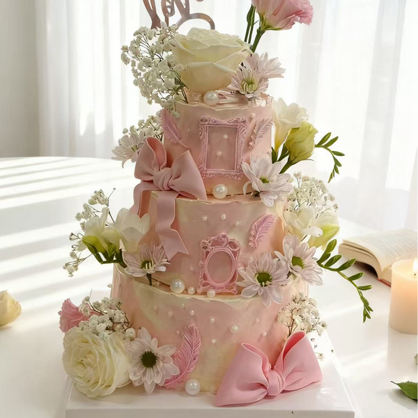 FLowers Wedding Cake