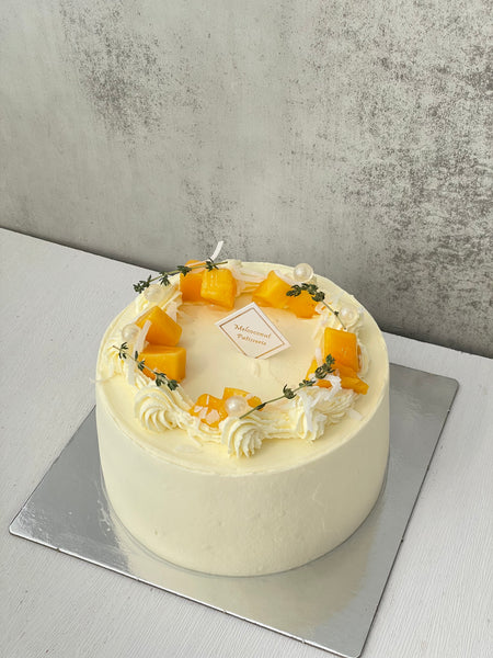 Fresh Mango Chiffon Cake 芒果戚风