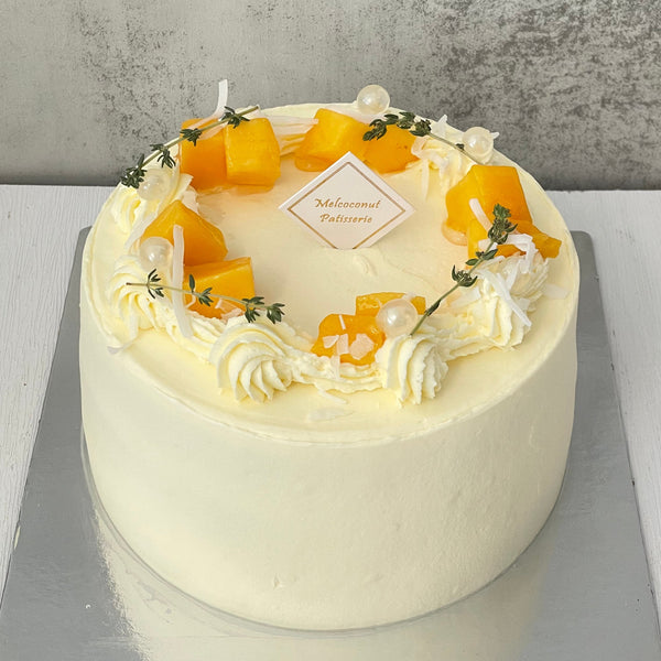 Fresh Mango Chiffon Cake 芒果戚风