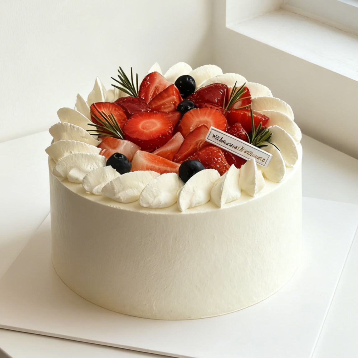 Strawberry Chiffon Cake 草莓奶油