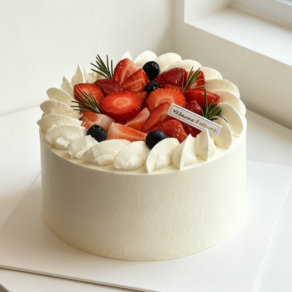 Strawberry Chiffon Cake 草莓奶油