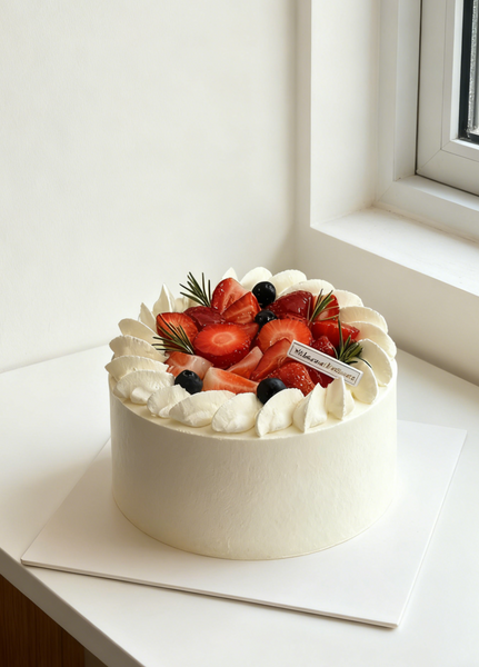 Strawberry Chiffon Cake 草莓奶油