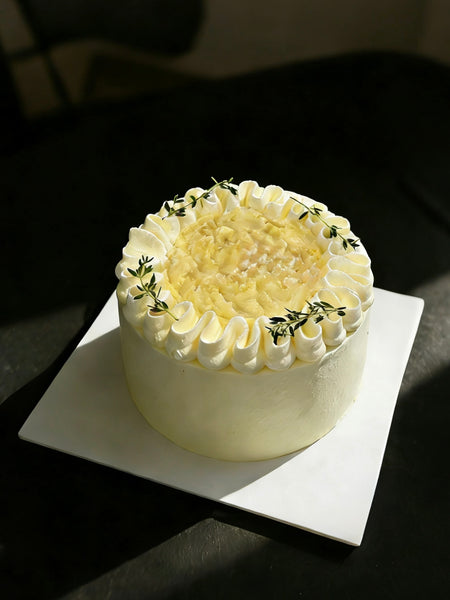 Triple Durain Chiffon Cake