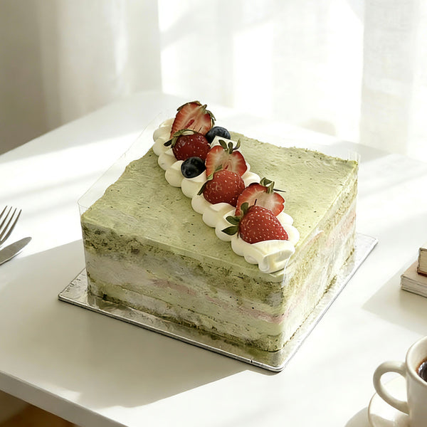 Pistachio & Raspberry Flourless Cake