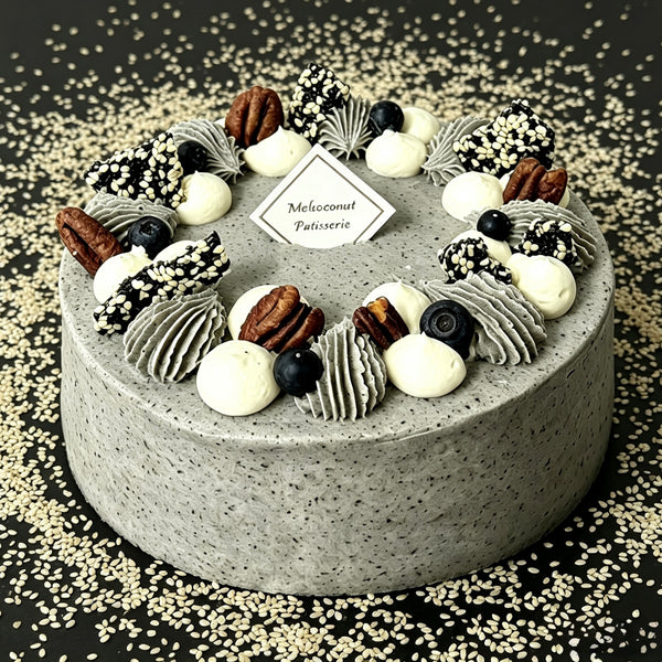 Black Sesame & Soy Milk Jelly with Matcha Nama Chocolate