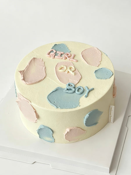 Gender Reveal Cake 性别揭示蛋糕