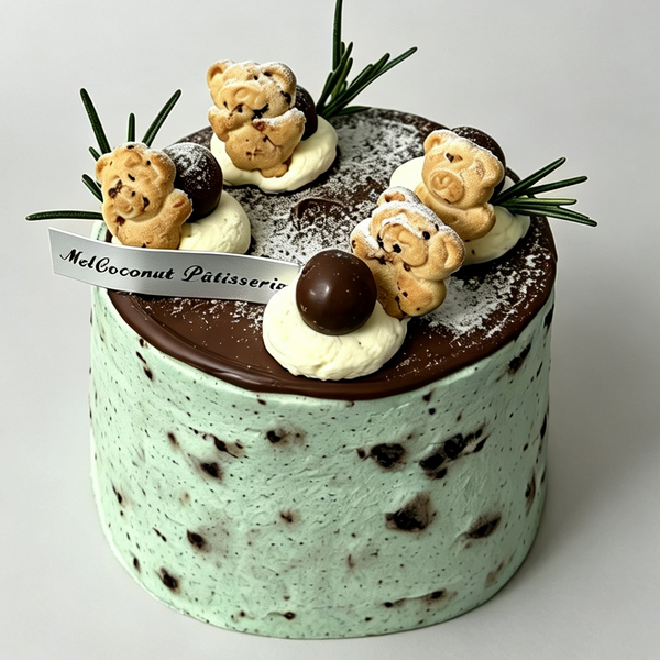 Mint & Chocolate Cake 薄巧戚风蛋糕