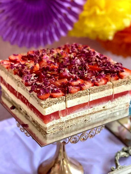 Watermelon Strawberry Cake