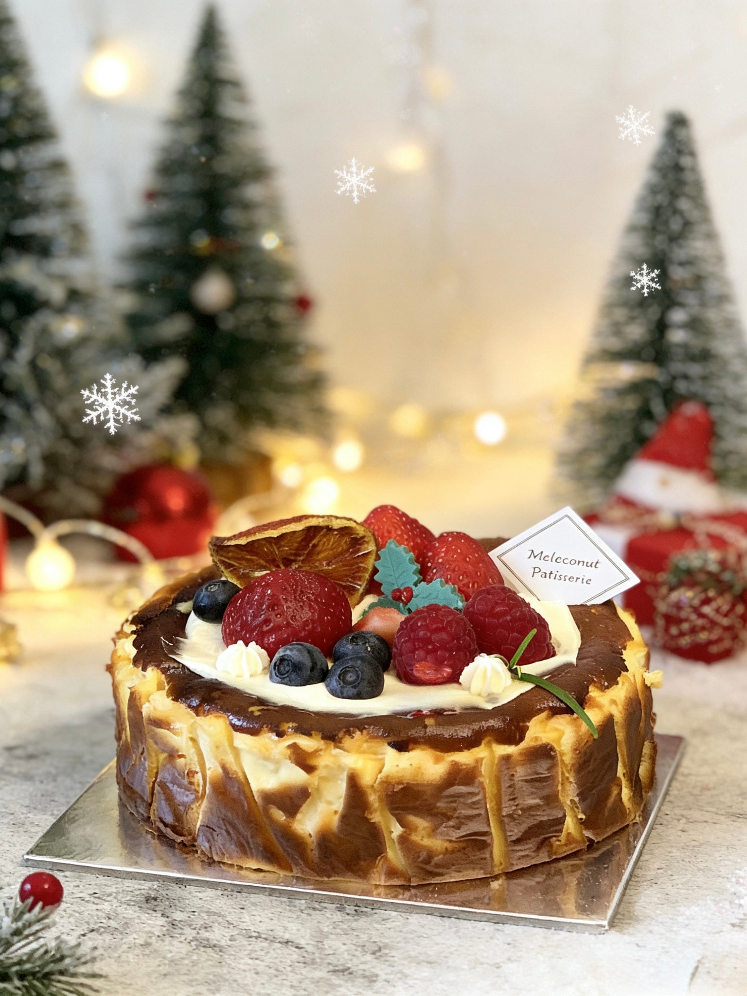 Chirstmas Basque Cheesecake