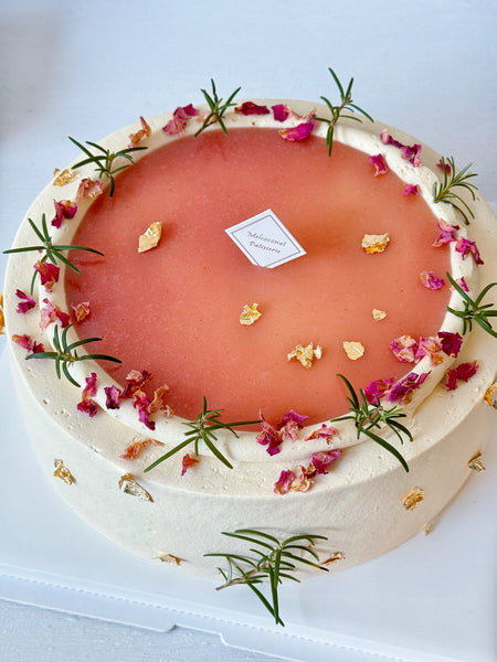 White Peach Oolong Tea Chiffon Cake