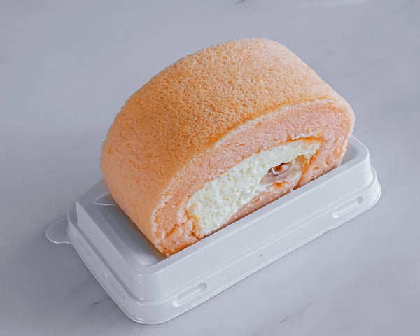 White Peach Oolong Tea Swiss Roll (whole roll pre-order only)