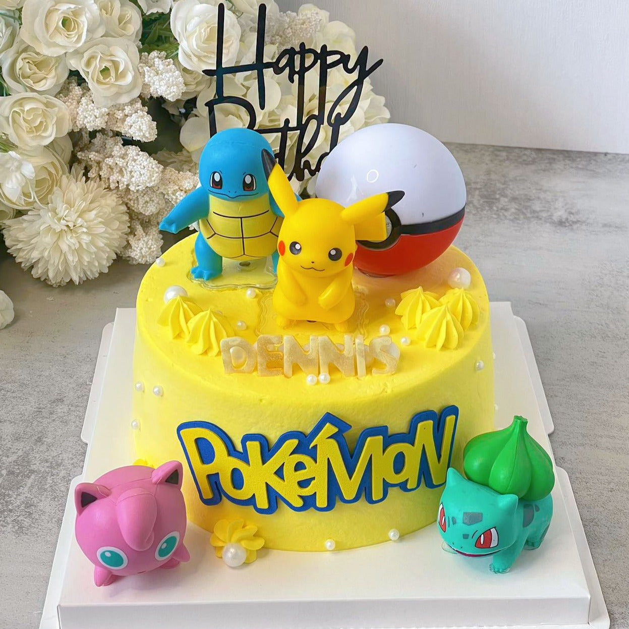 Pokemon (could ask change cream color)