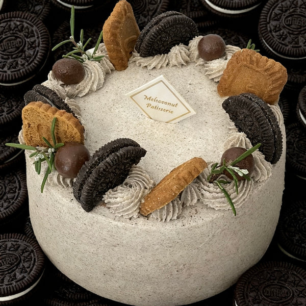 Salted Cream Oreo Biscuit  Chiffon Cake 海盐奥利奥