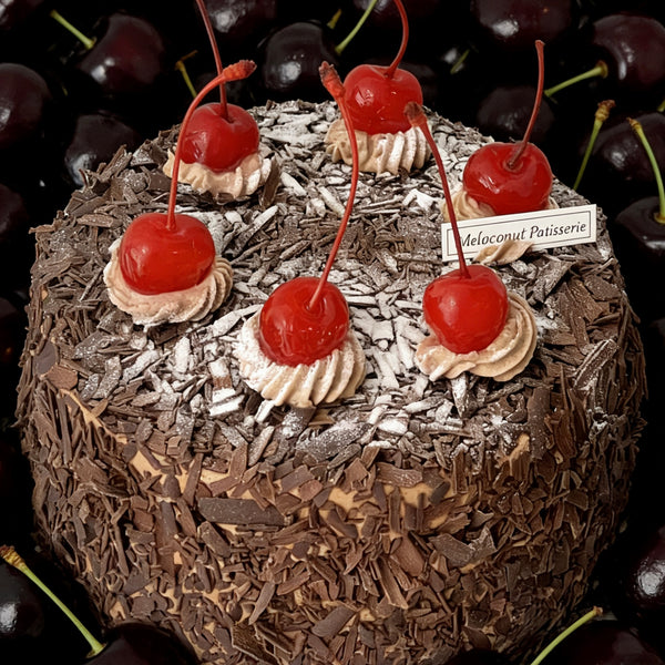 Black Forest Chocolate Chiffon Cake 黑森林