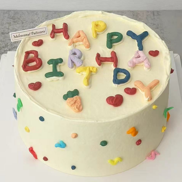 多巴胺撞色 Colored Words (Happy Birthday)
