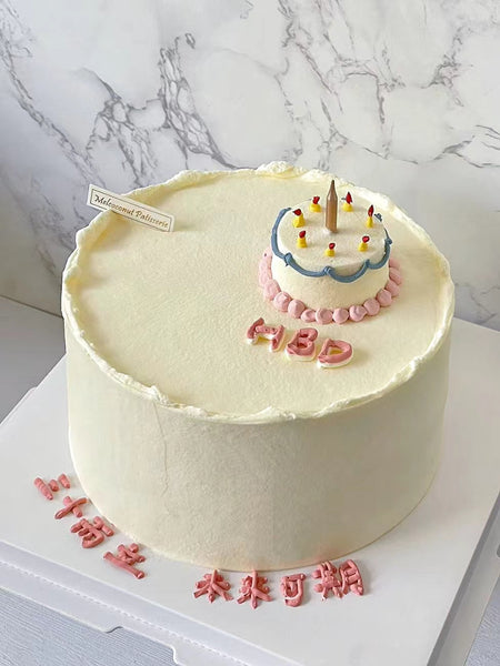 Mini Cream Cake Topper 迷你糕