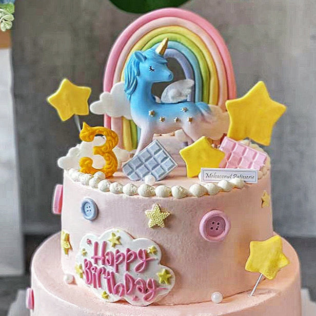 Unicorn with Rainbow 炫彩独角兽