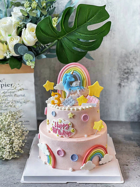 Unicorn with Rainbow 炫彩独角兽