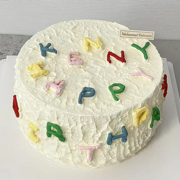Colored Words (Happy Birthday)