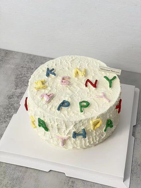 Colored Words (Happy Birthday)