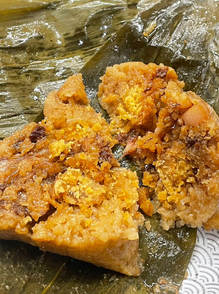 手工咸蛋黄肉粽(2枚) Salted Egg & Meat Rice Dumplings(2pcs)