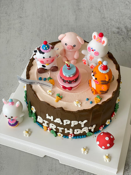 Animal Party 动物派对 (doll toppers may vary)