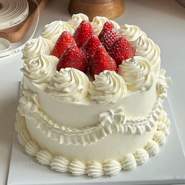 Strawberry Chiffon Cake