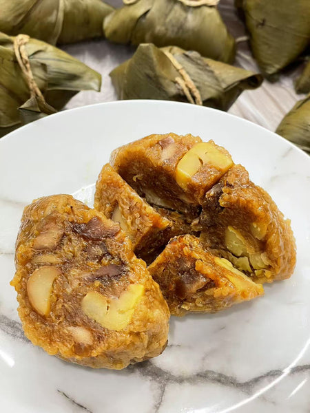 手工栗子肉粽(2枚)  Chestnut & Meat Rice Dumplings(2pcs)