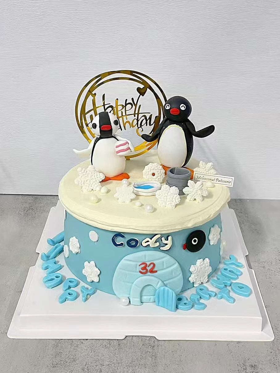 ペンギン/ショート　penguin/piece of cake 日本画 WechatIMG41_0a9bbbf4-5506-482f