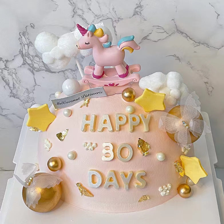 Unicorn 独角兽 (pink or blue are available)