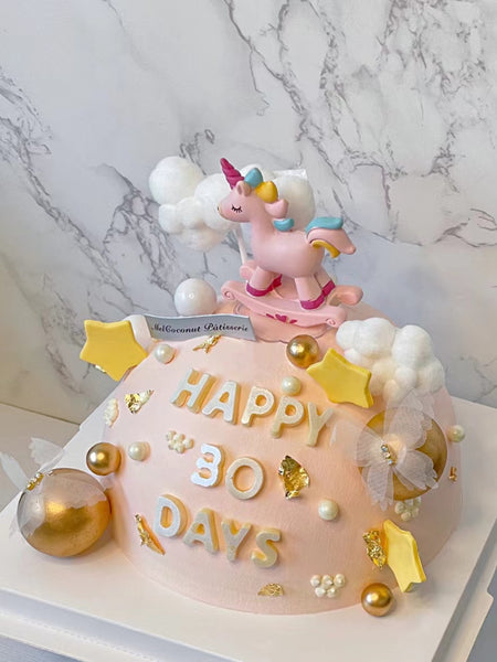 Unicorn 独角兽 (pink or blue are available)