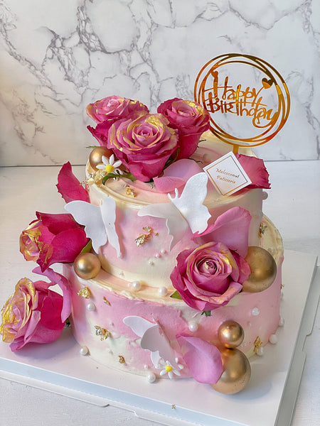 Fresh Flower Cake 鲜花蛋糕