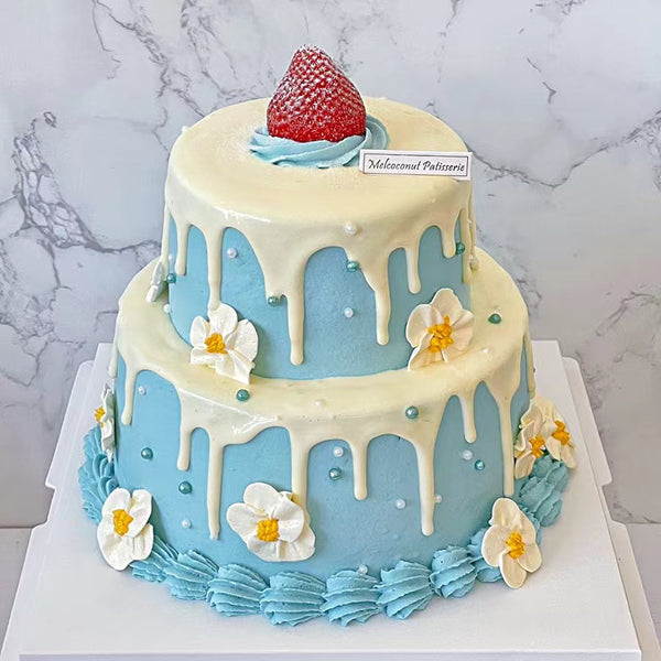 Strawberry Drip Cake 草莓蛋糕