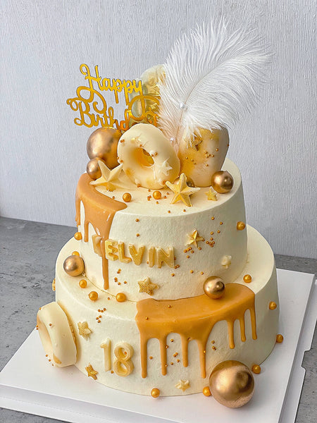 Donuts 甜甜圈蛋糕 (feather deco out of stock)